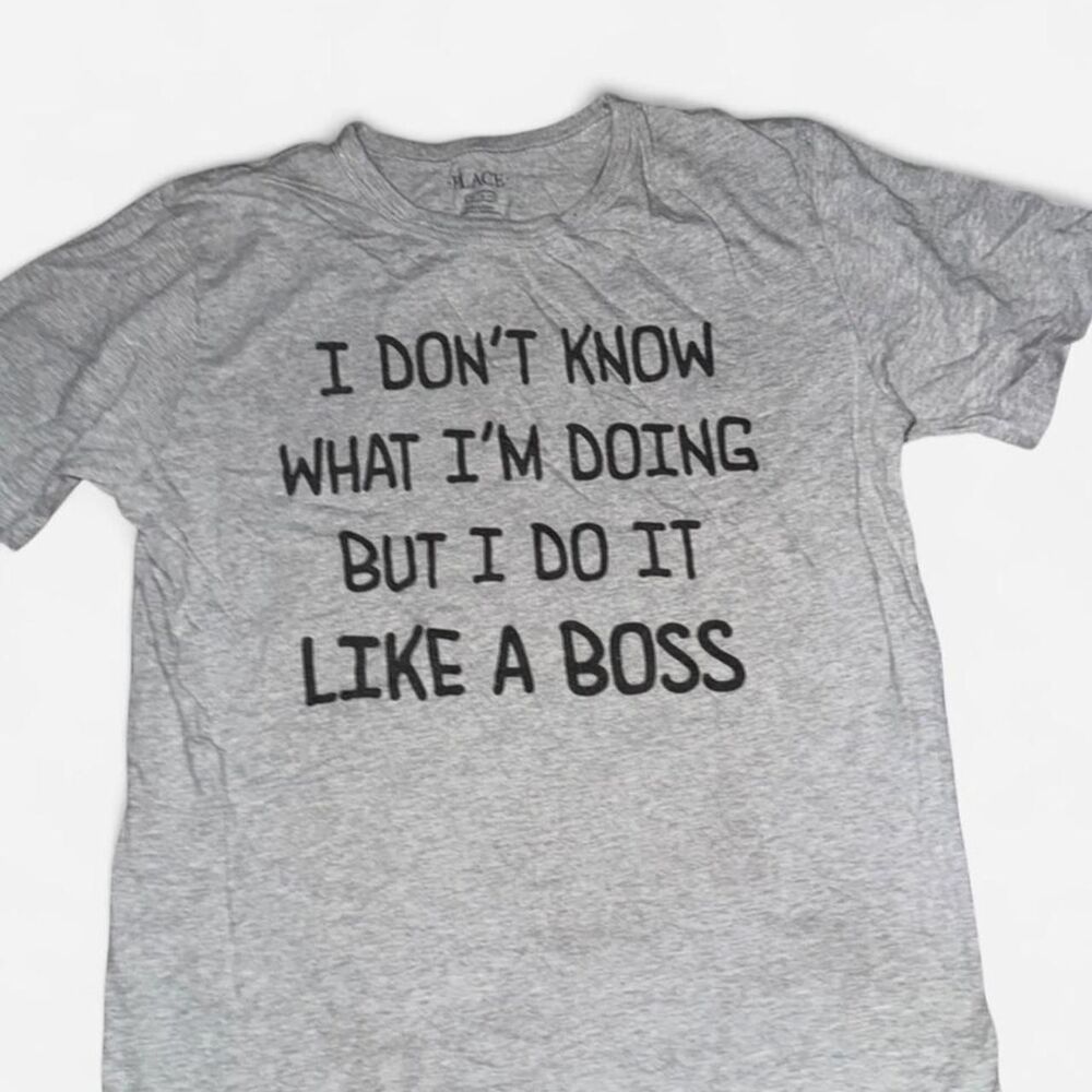 The Children's Place Boy's Grey T-shirt